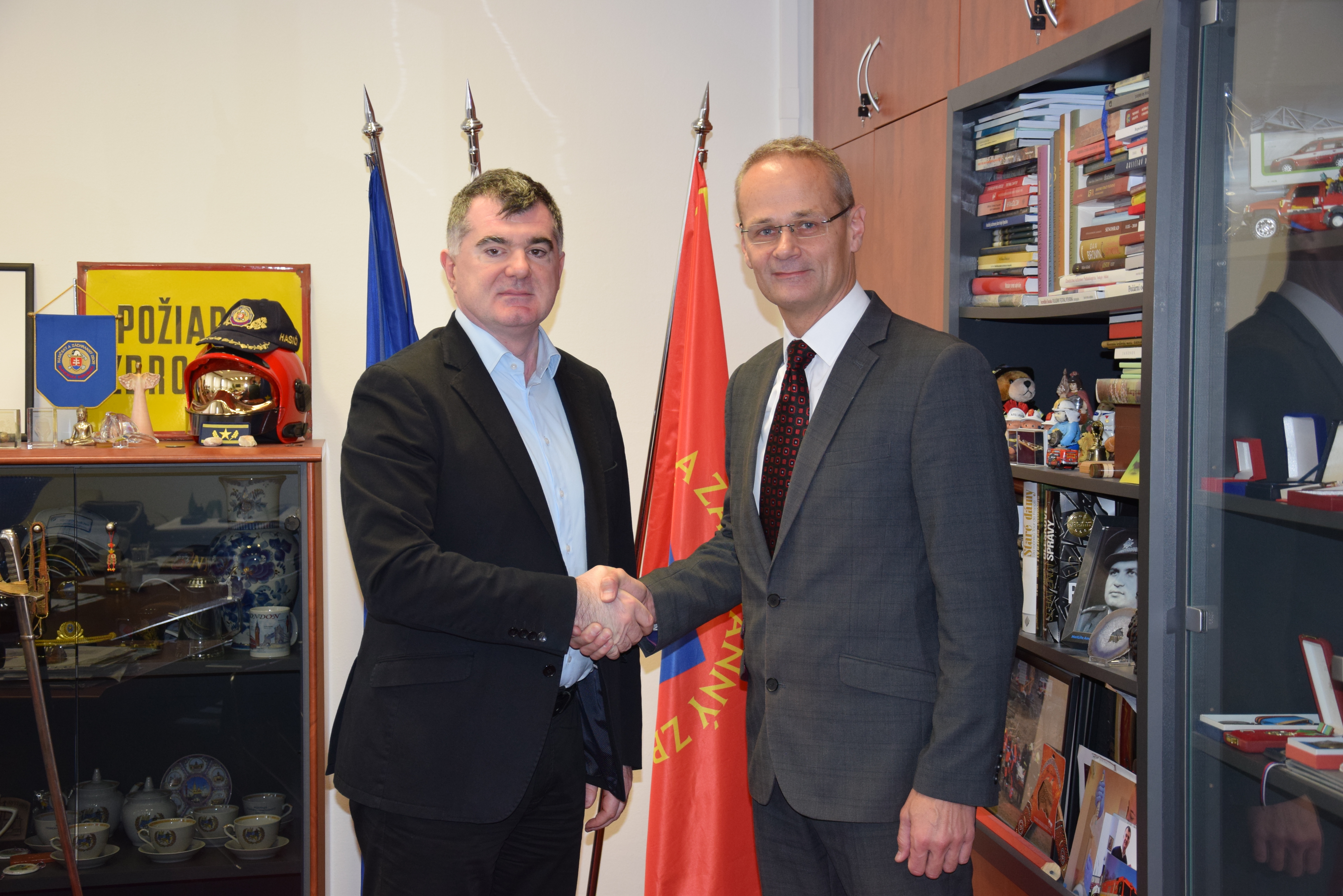 1 - Prezident HaZZ a prezident Slovenskej asociácie hasičských dôstojníkov sa dohodli na vzájomnej spolupráci