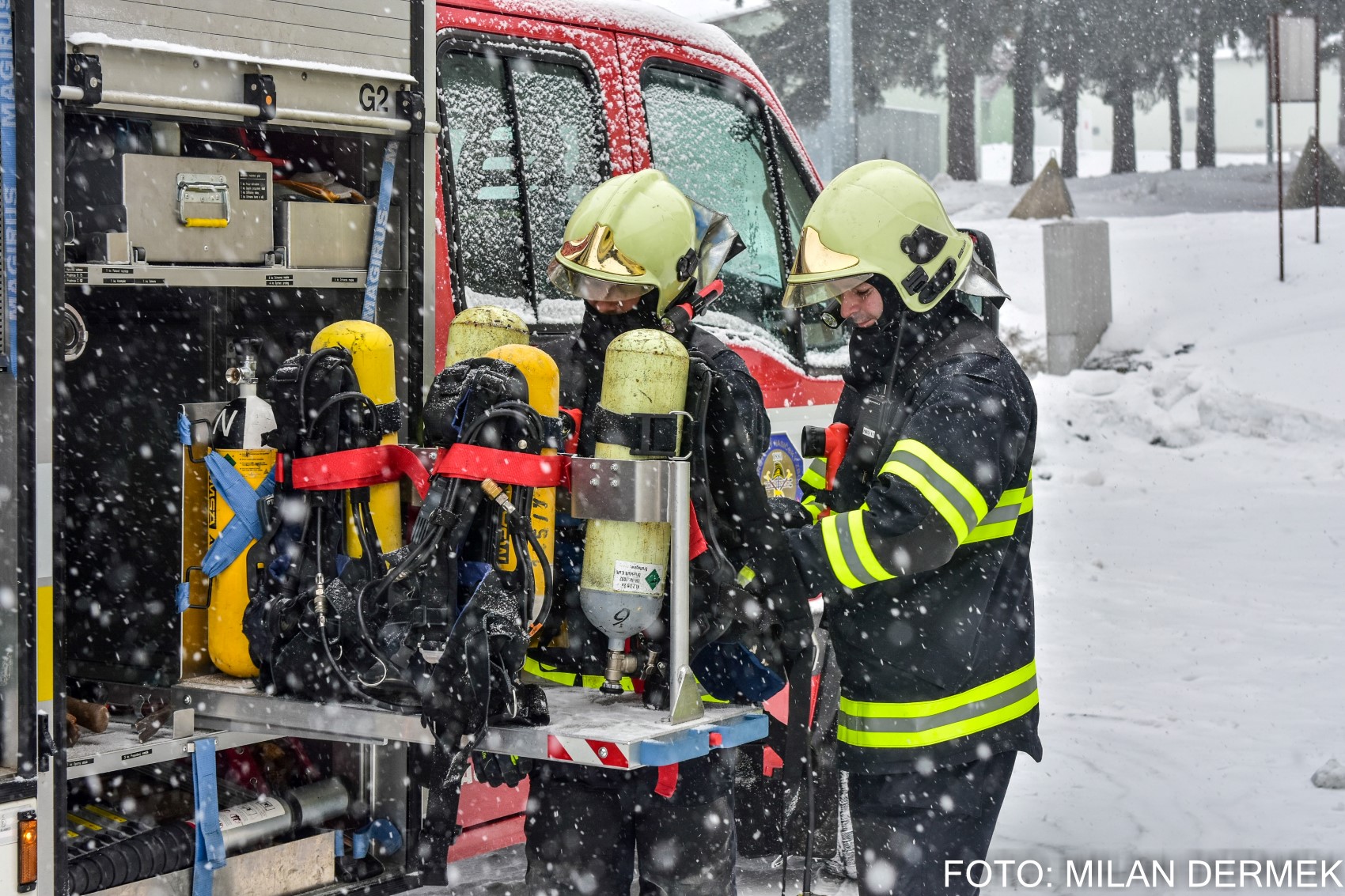 1 - Výcvik dobrovoľných hasičov vo Výcvikovom centre HaZZ Lešť, 2. – 3. marca 2018