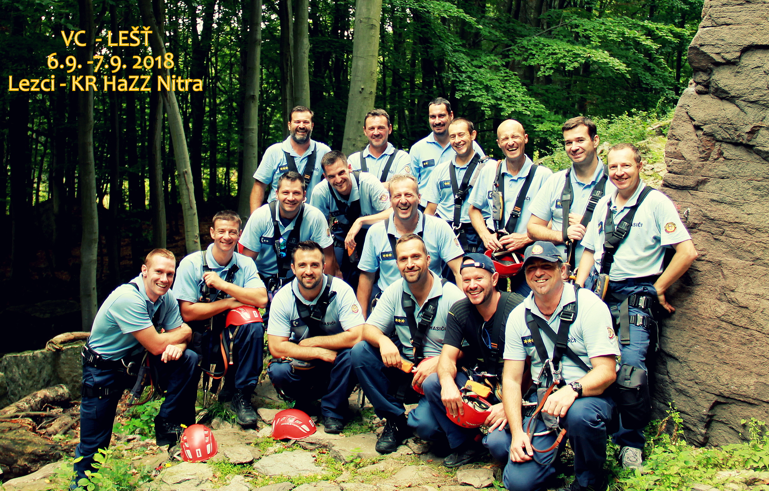 11 - Lezecký výcvik hasičov z Nitrianskeho kraja