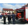 Minister vnútra odovzdáva hasičskú techniku dobrovoľným hasičom v Trstenej - 17. apríl 2010