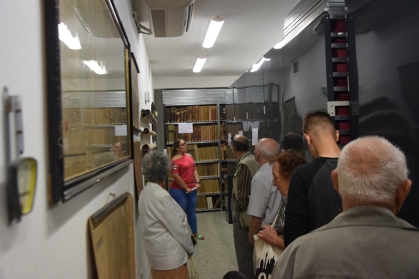 Návštevníci v komárňanskom archíve