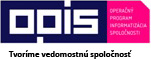 Tvoríme vedomostnú spoločnosť Logo OPIS