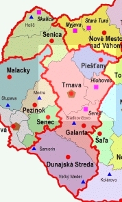 Mapka územného obvodu