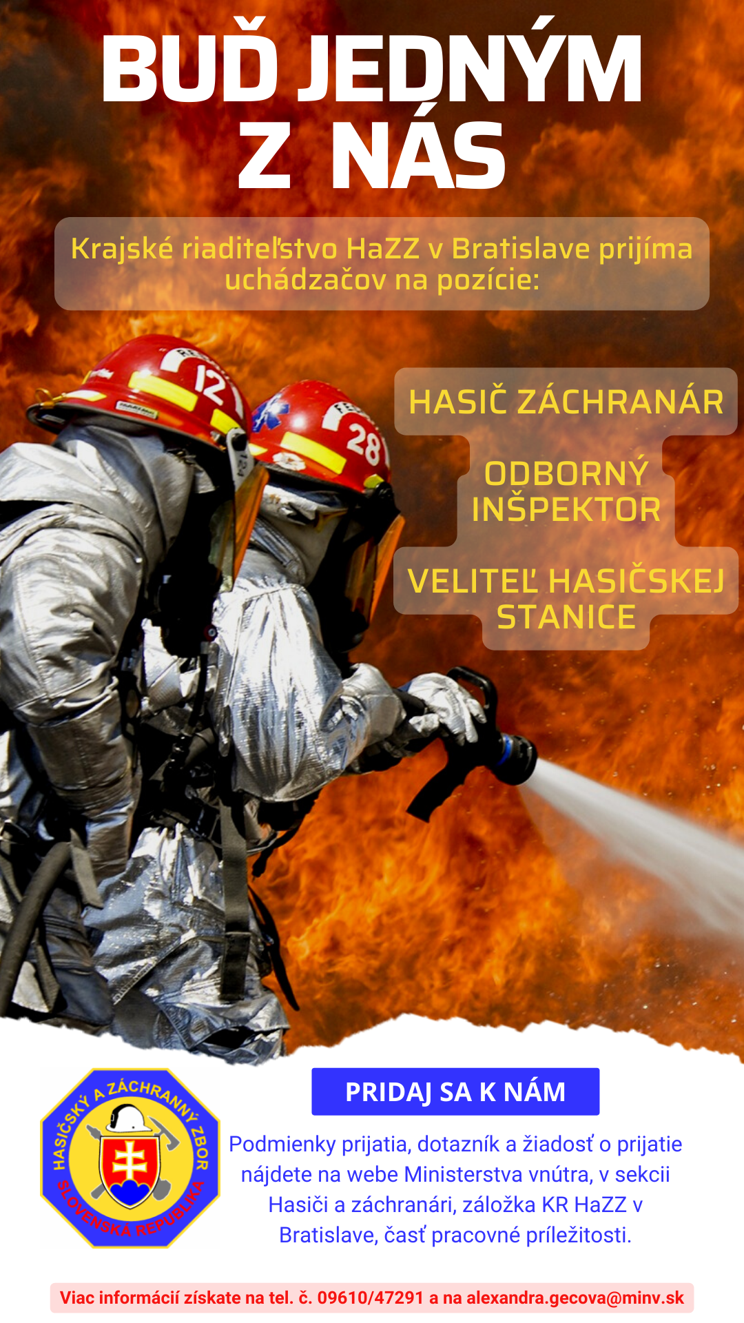 Plagát - voľné pracovné miesta