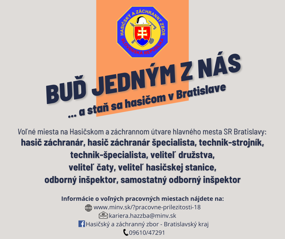 Plagát, voľné miesta, HaZÚ, november 2024
