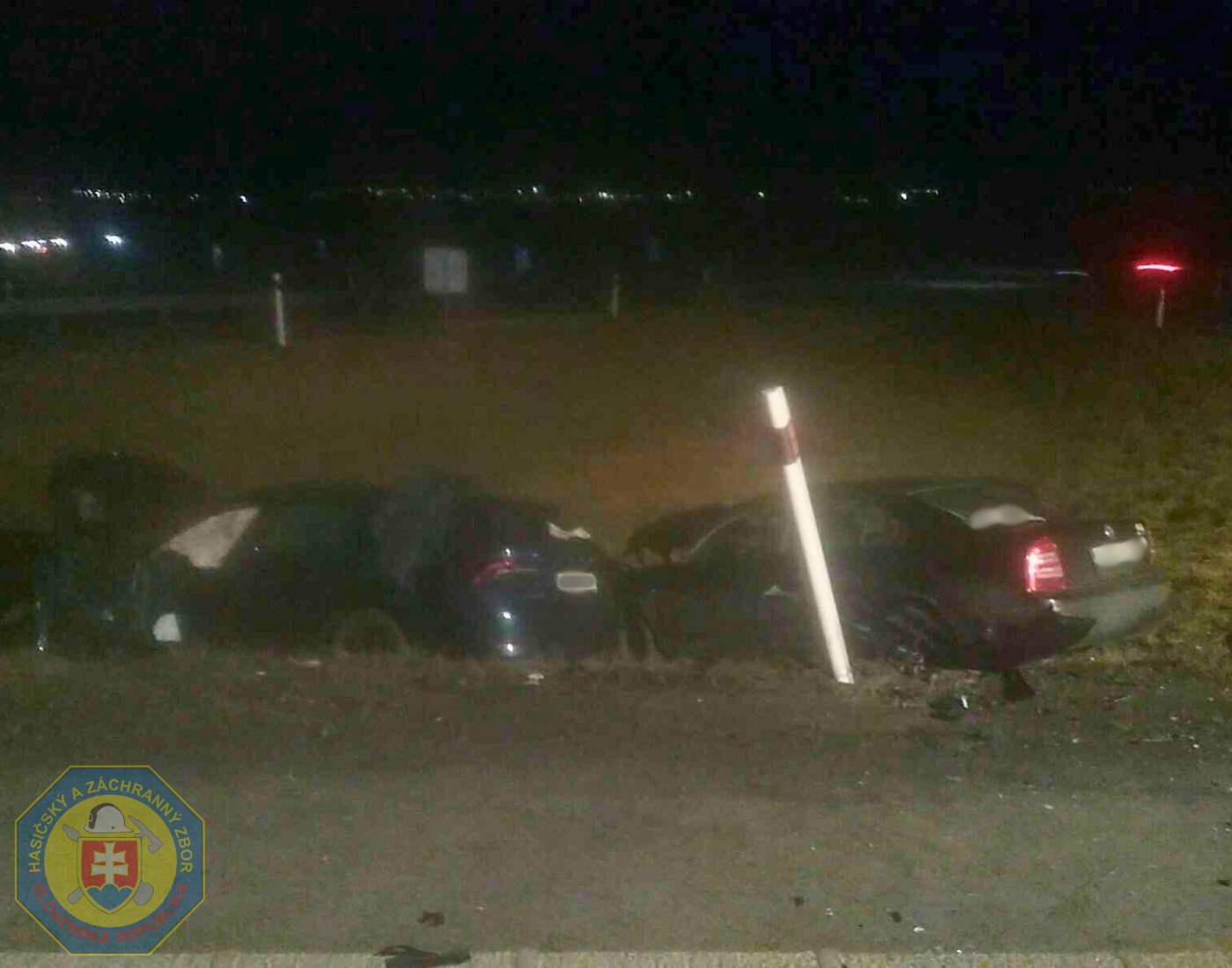 Dopravná nehoda dvoch vozidiel pri Stupave