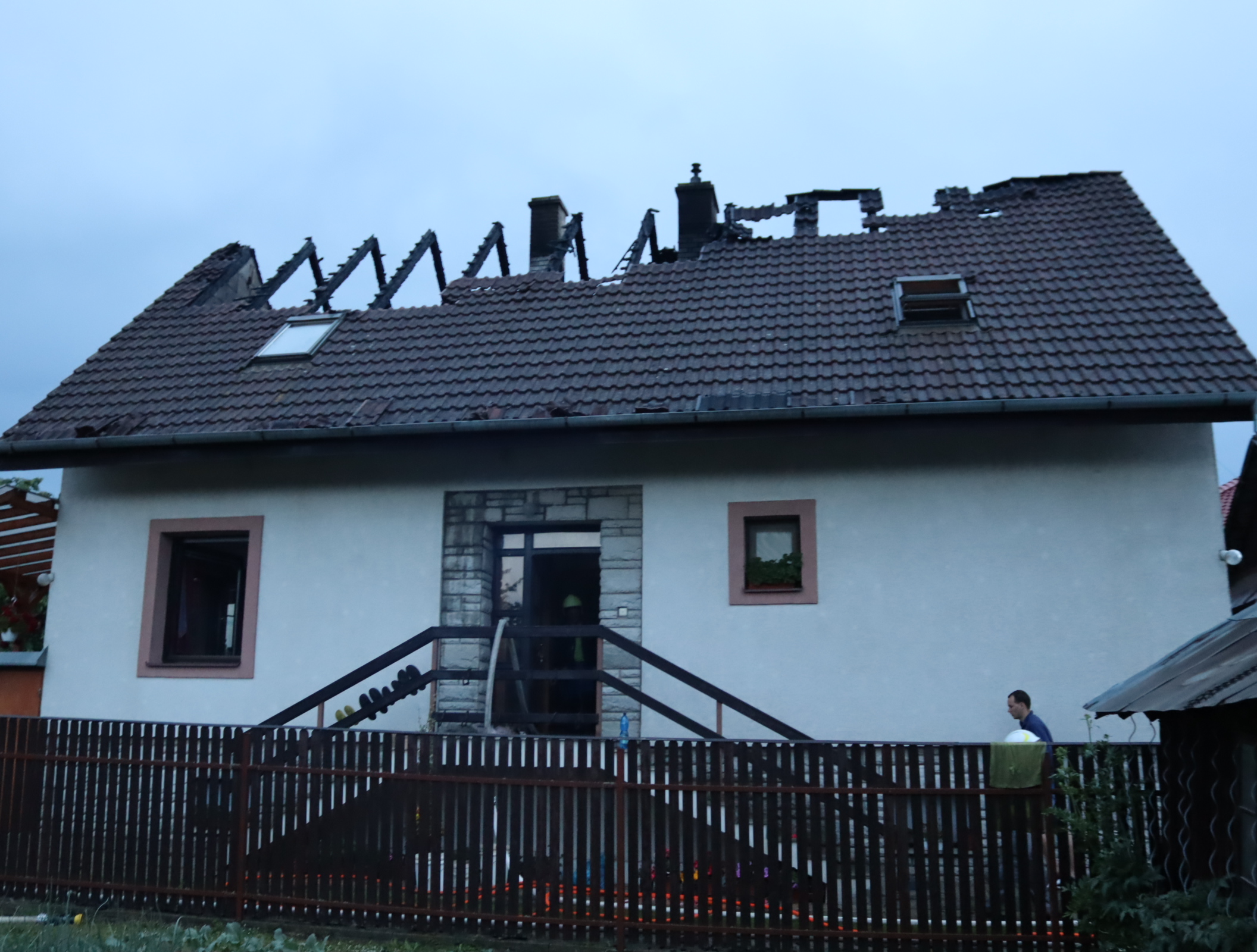 Požiar RD v k.o. Brezovica v okrese Sabinov dňa 09.06.2022