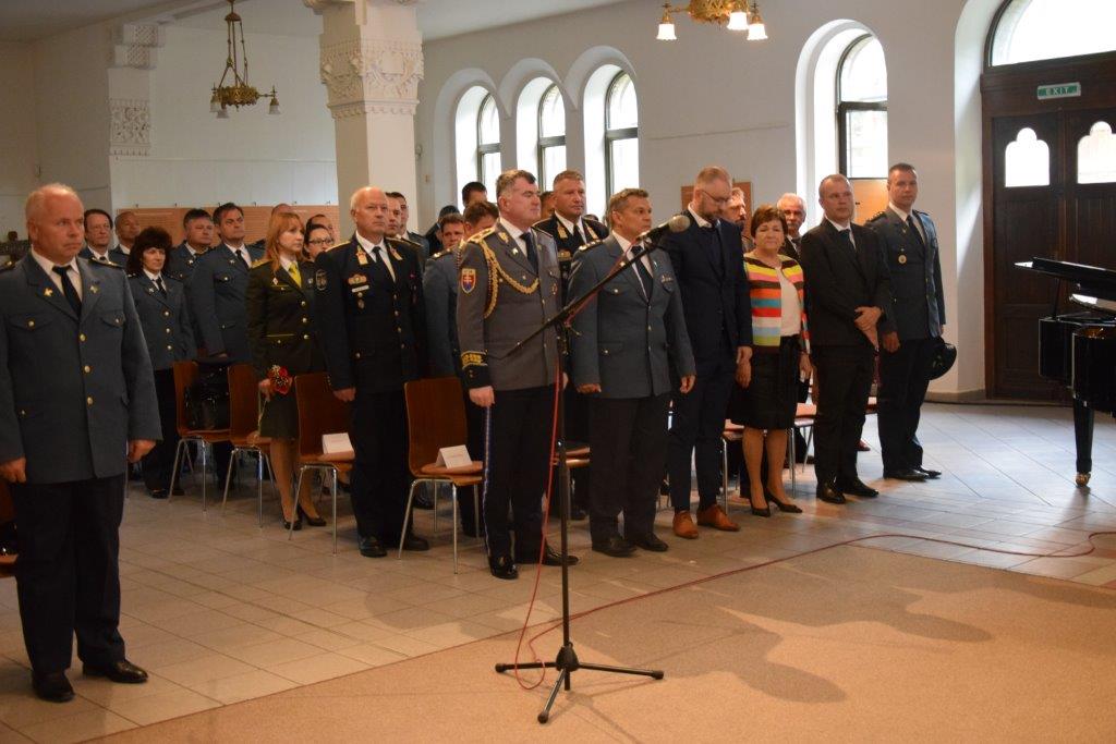 01 - Oceňovanie hasičov Krajského riaditeľstva Hasičského a záchranného zboru v Nitre 2018