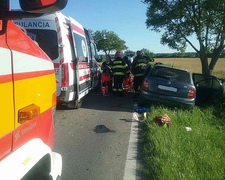 Dopravná nehoda medzi obcami Vrakúň a Dunajská Streda