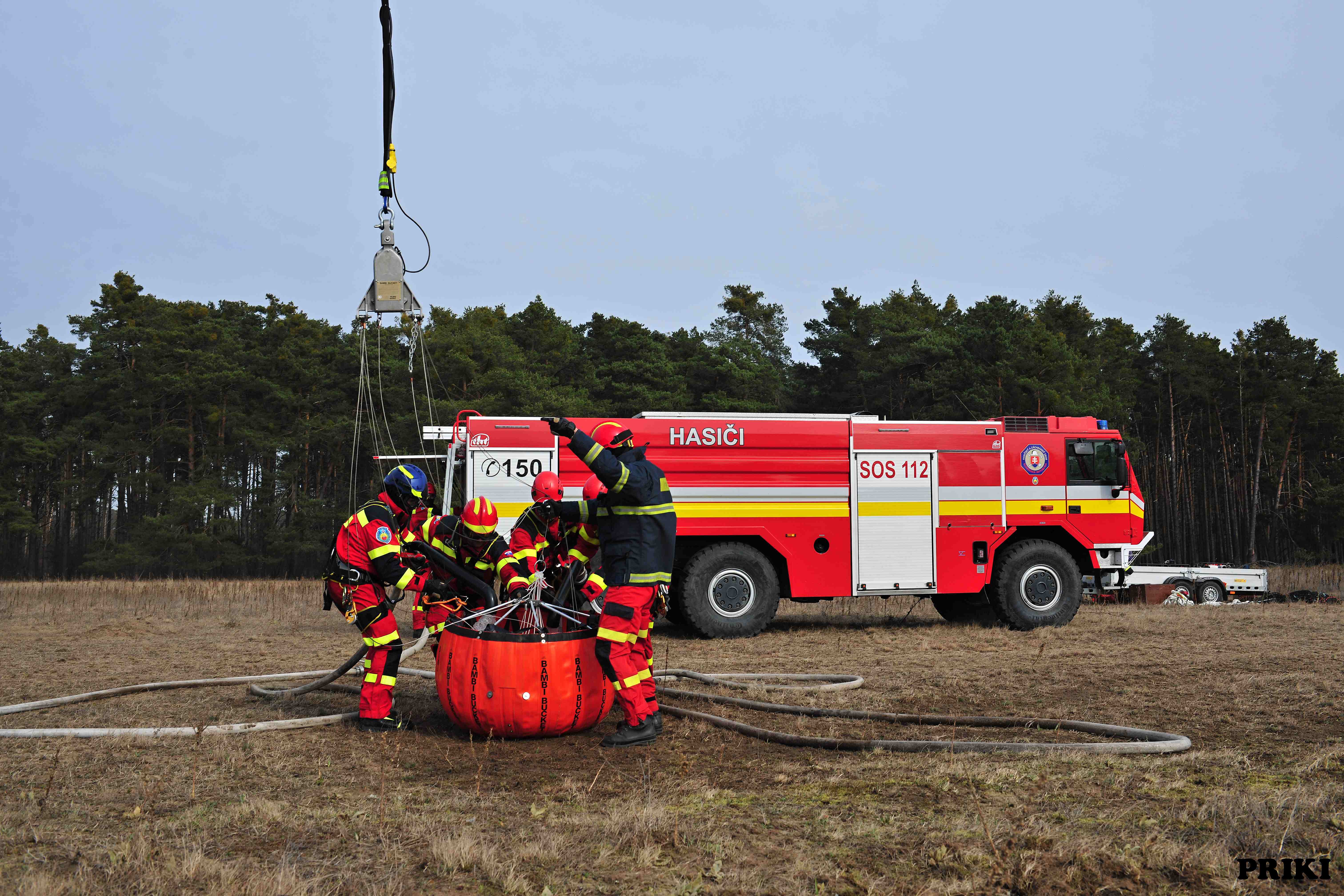 06 - Marcový výcvik modulu modulu pozemného hasenia požiarov v prírodnom prostredí s využitím vozidiel 