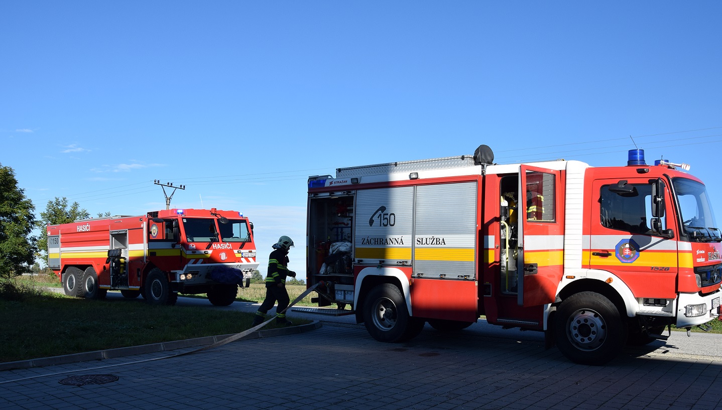 01 - Taktické cvičenie hasičov z Krajského riaditeľstva HaZZ v Trnave