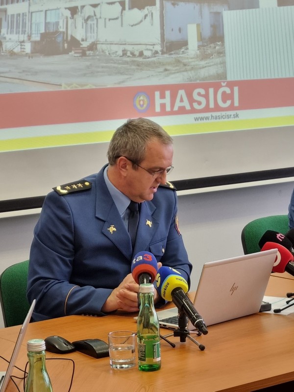 Tlačová konferencia prezidenta Hasičského a záchranného zboru ...