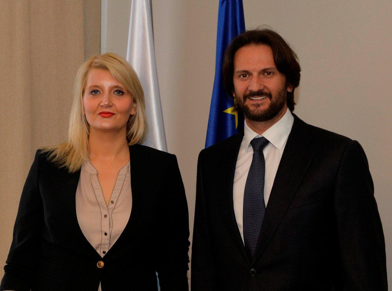  Slovinská ministerka vnútra Vesna Györkös Žnidar s ministrom Robertom Kaliňákom