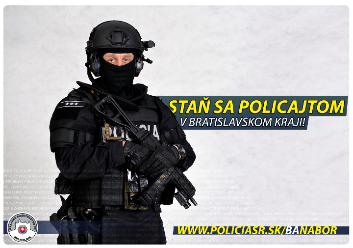 Staň sa policajtom v Bratislavskom kraji!