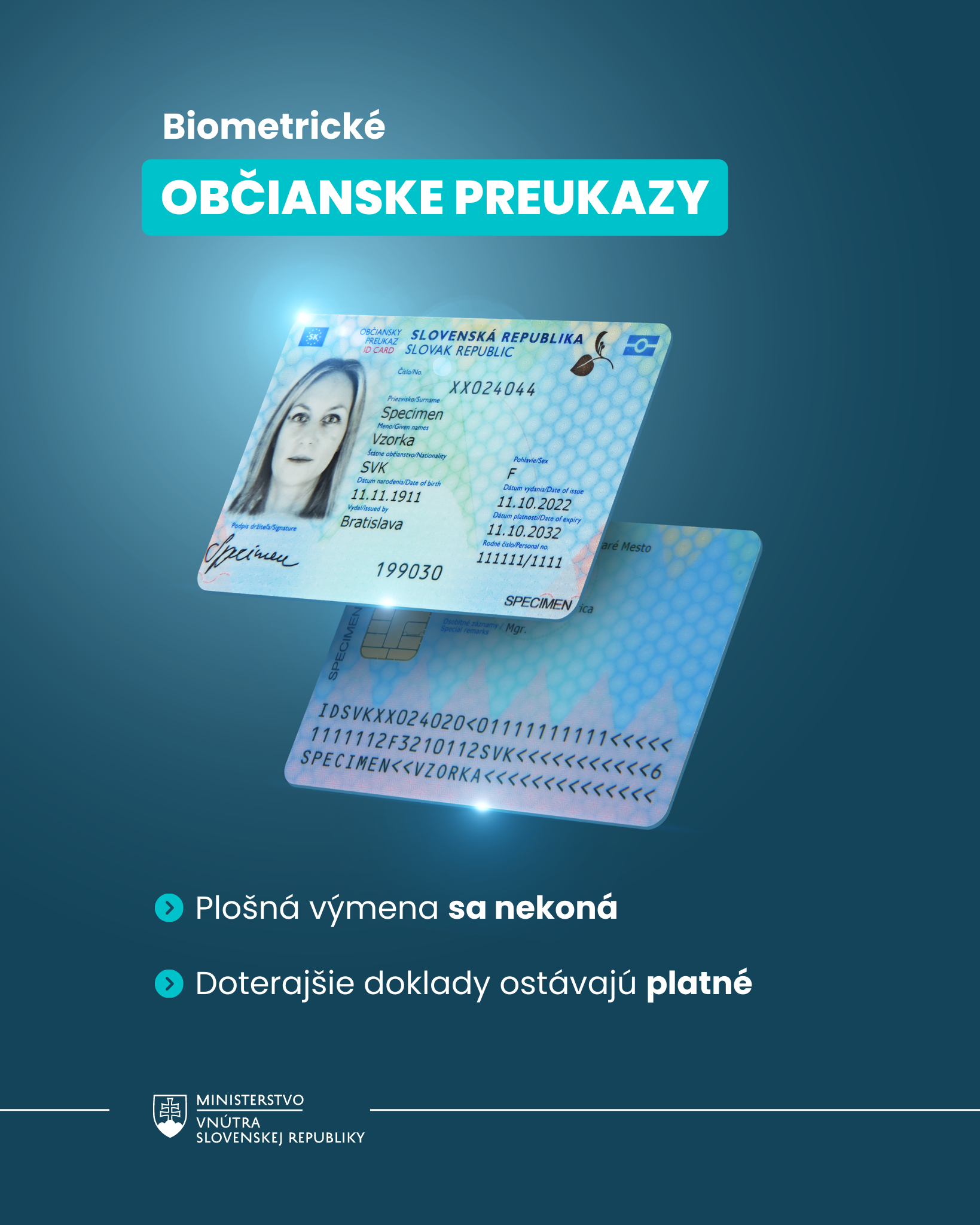 Biometrický občiansky preukaz - infografika