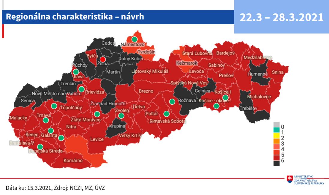 COVID Automat platný od 22. marca