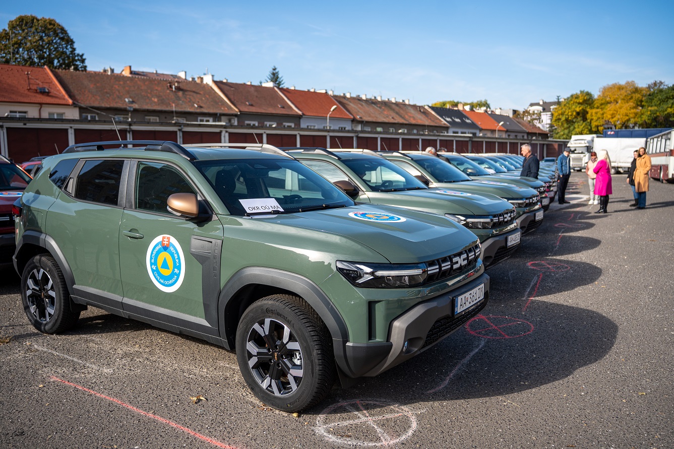 Vozidlá Dacia Duster pre okresné úrady