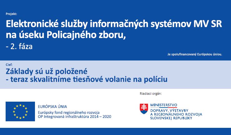 O Operačnom programe Integrovaná infraštruktúra