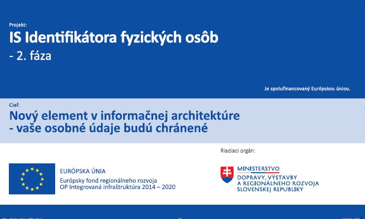 O Operačnom program Integrovaná infraštruktúra