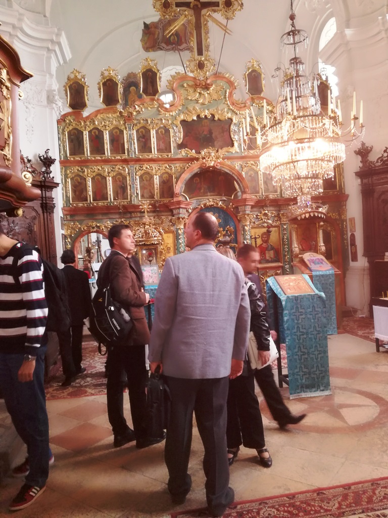 Návšteva pravoslávneho kostola Presvätej Bohorodičky v Komárne