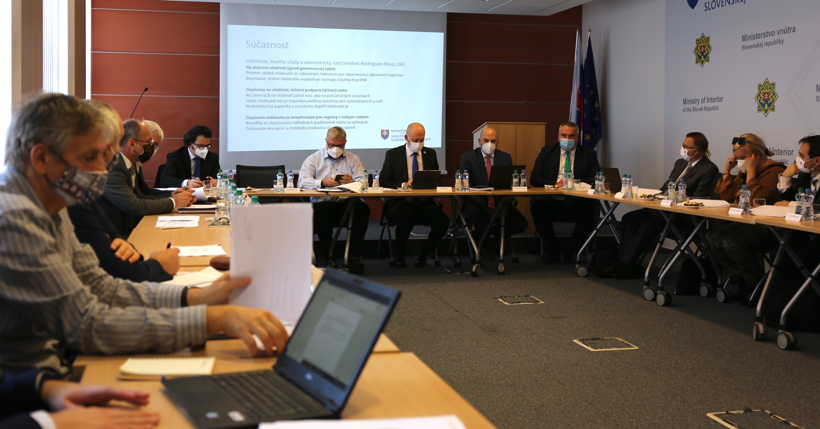 Zasadnutie predsedníctva komisie pre reformu verejnej správy