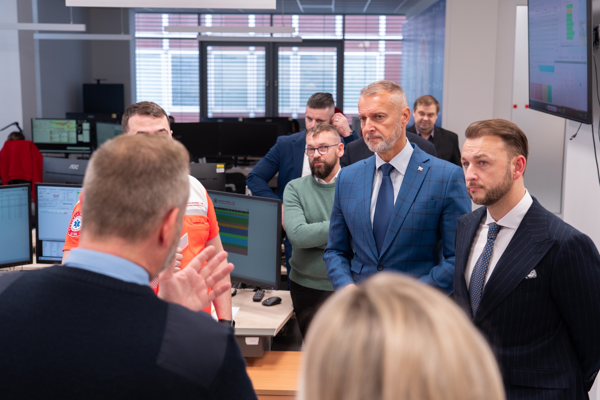 Návšteva koordinačného strediska 112 Návšteva koordinačného strediska 112