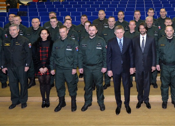 Stretnutie na Akadémii PZ krátko pred odchodom policajtov do zahraničia