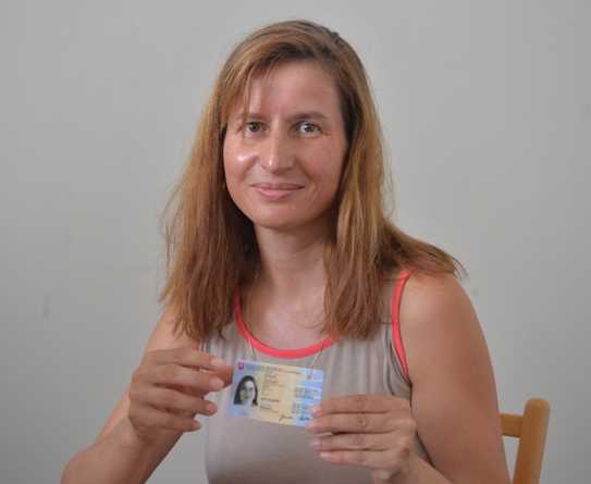 Držiteľka miliónteho vydaného elektronického občianskeho preukazu s čipom MUDr. Jaroslava Peťková