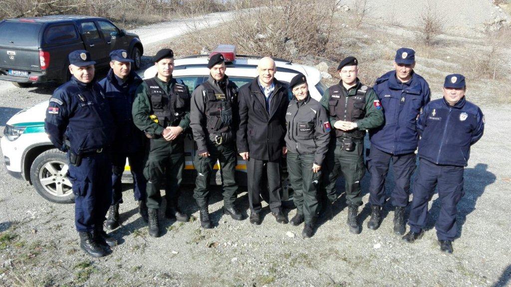 Slovenskí policajti v Srbsku