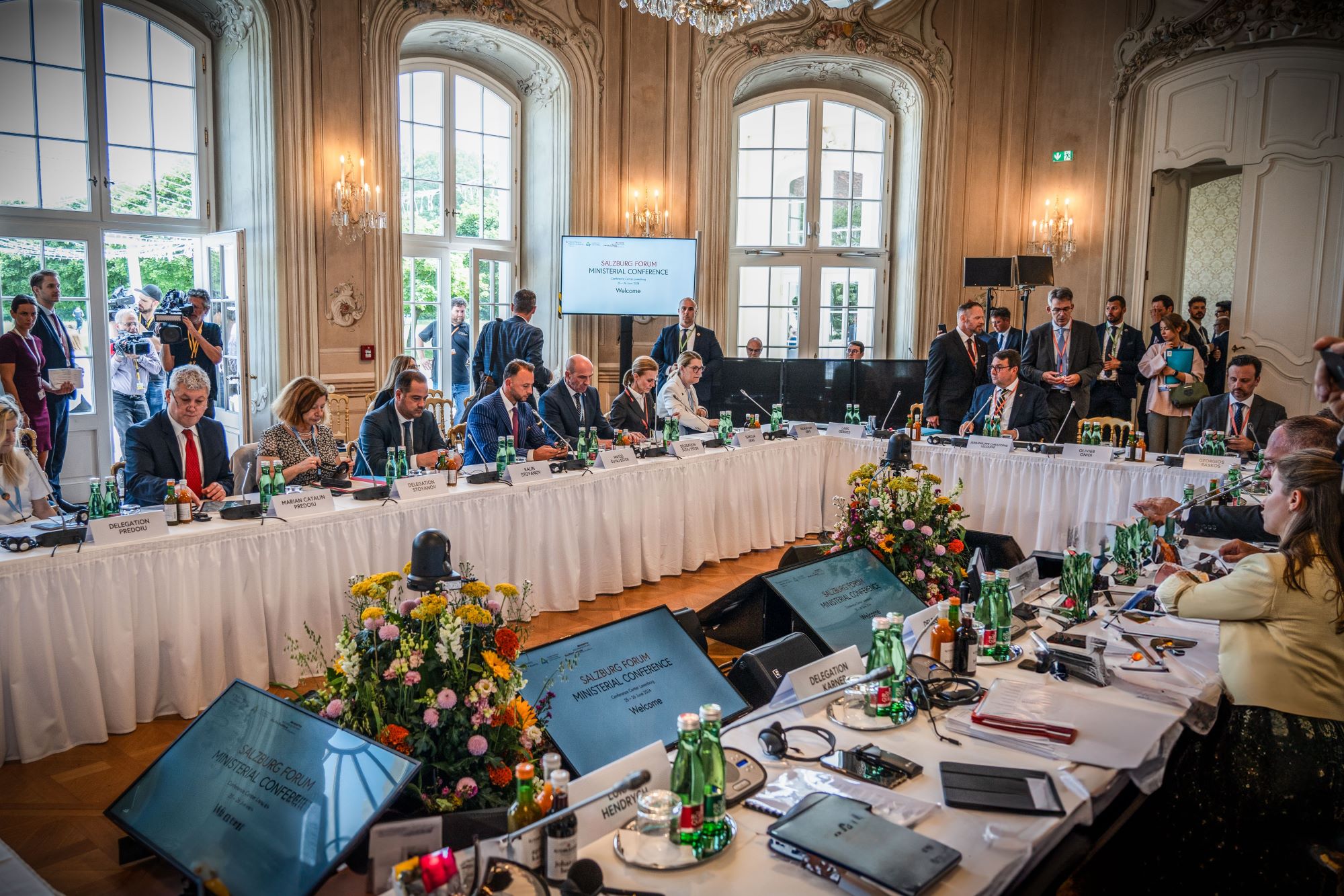 Ministerská konferencia Salzburského fóra v rakúskom Laxenbergu