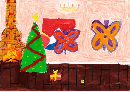Maľba 8-ročnej Stellky Pavličkovej z Topoľčian