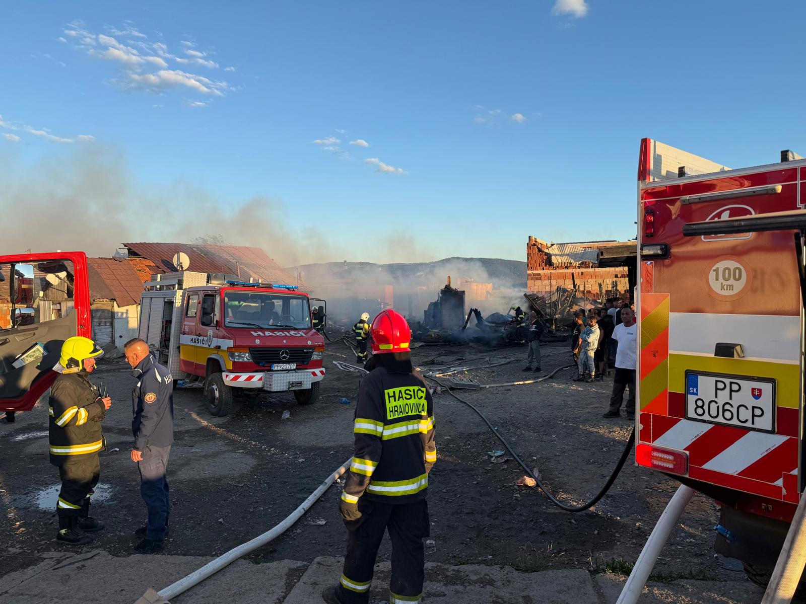 Hasenie požiaru v Spišskom Štiavniku