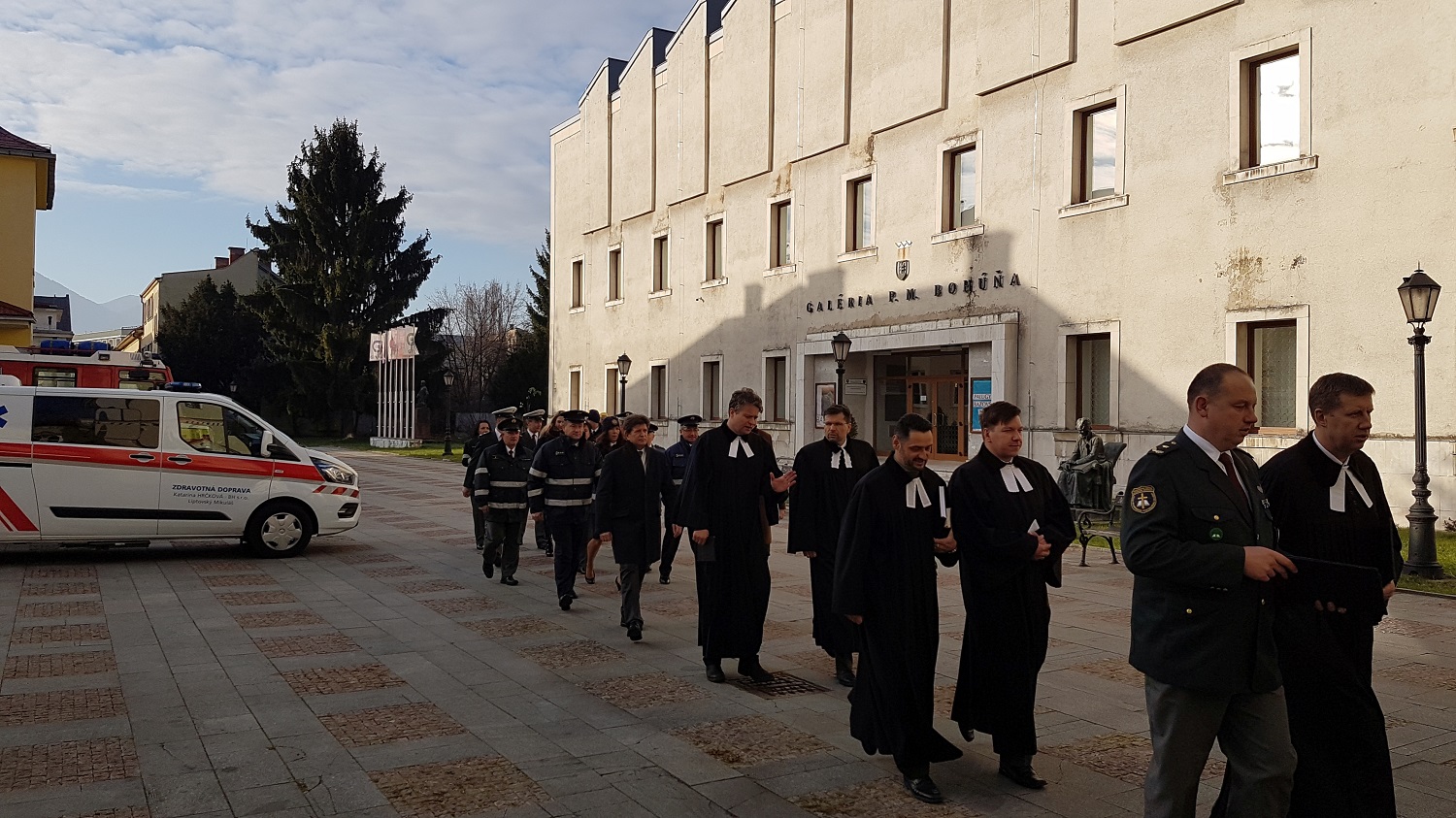 Pietna spomienka na obetae dopravných nehôd v evanjelickom kostole v Liptovskom Mikuláši