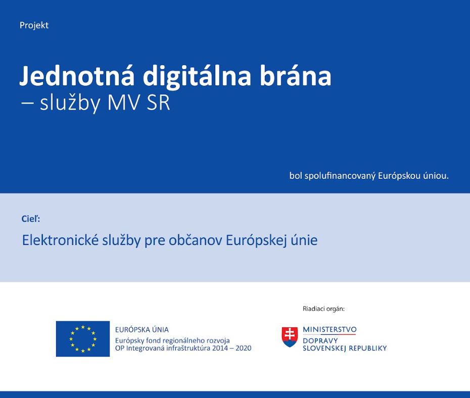 OP Integrovaná infraštruktúra