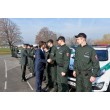 Rozlúčka s policajtmi odchádzajúcimi pomáhať chrániť slovinsko-chorvátsku hranicu - Akadémia PZ, 6. november 2015