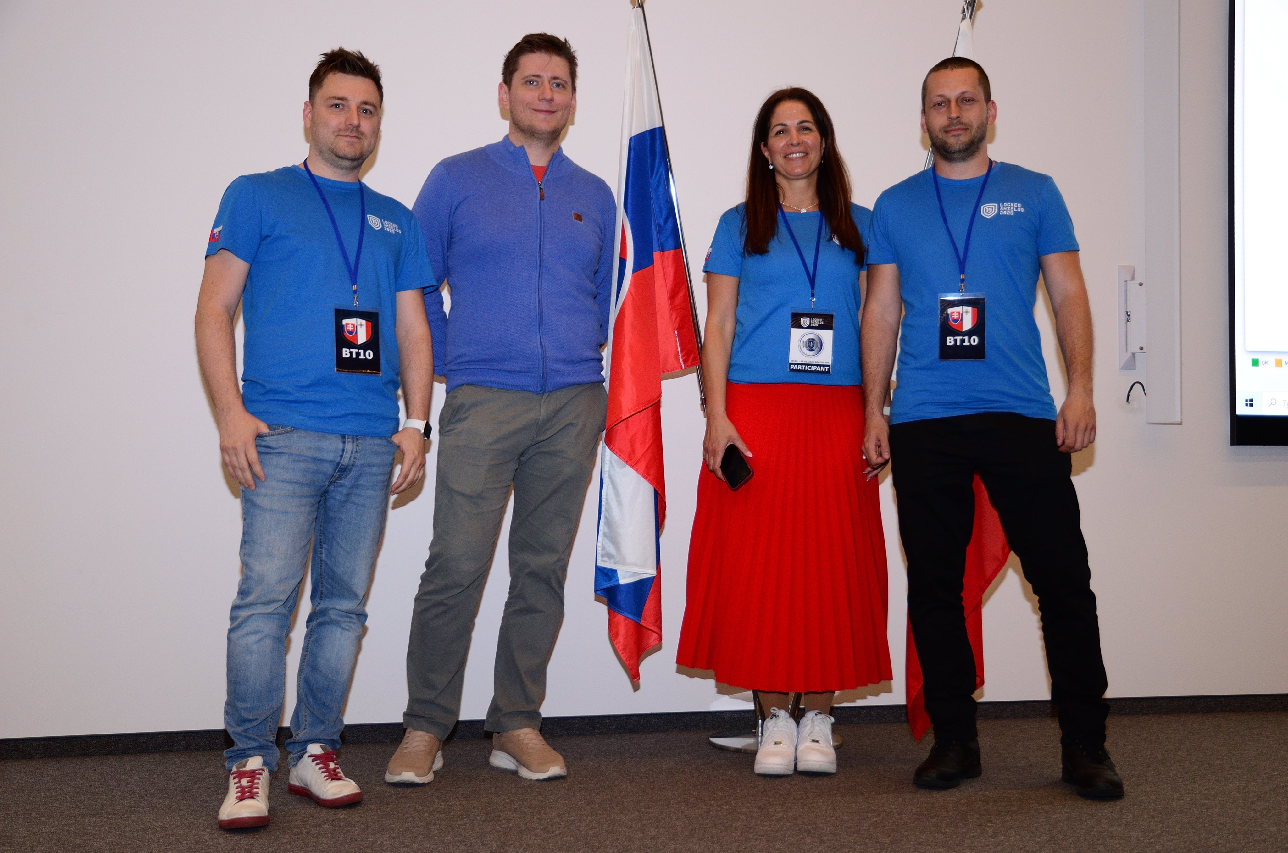 Zástupcovia slovenského tímu