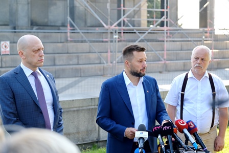 Štátny tajomník MV SR Ján Lazar (vľavo) o obnove Slavína