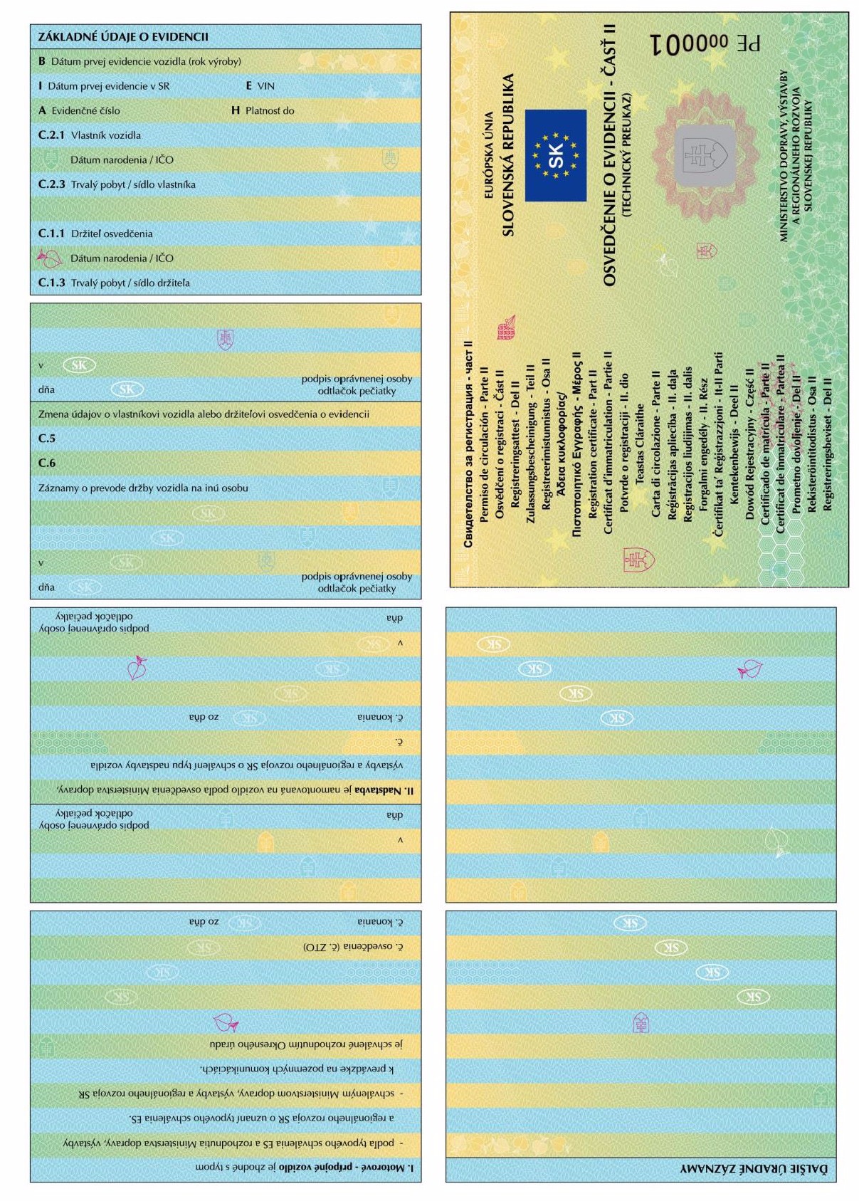 Vzory Dokladov Evidencia Vozidiel Ministerstvo Vnutra Sr Policia