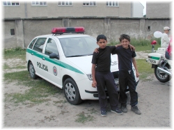 Deti na Policajnom dni v Trnave