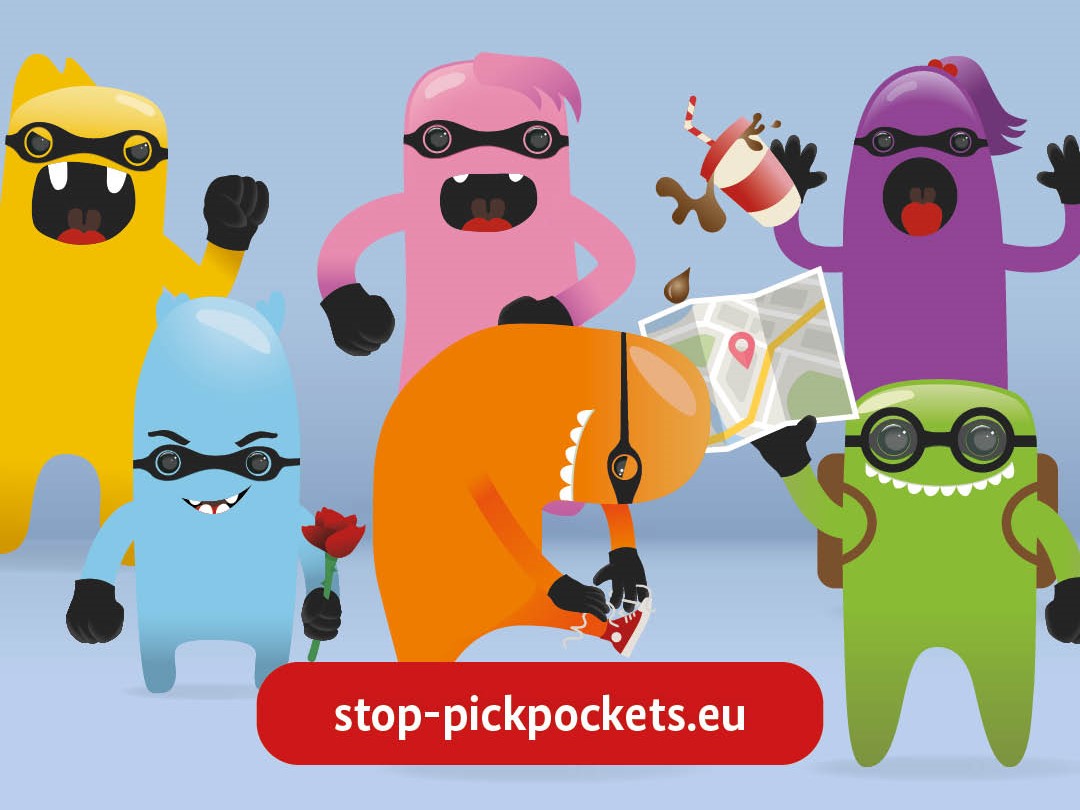 Postavička Vyklopkávača, Blokovača, Strkača, Turistu, Rozdávača, Nešiky