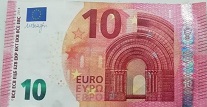 bankovka 10 EUR