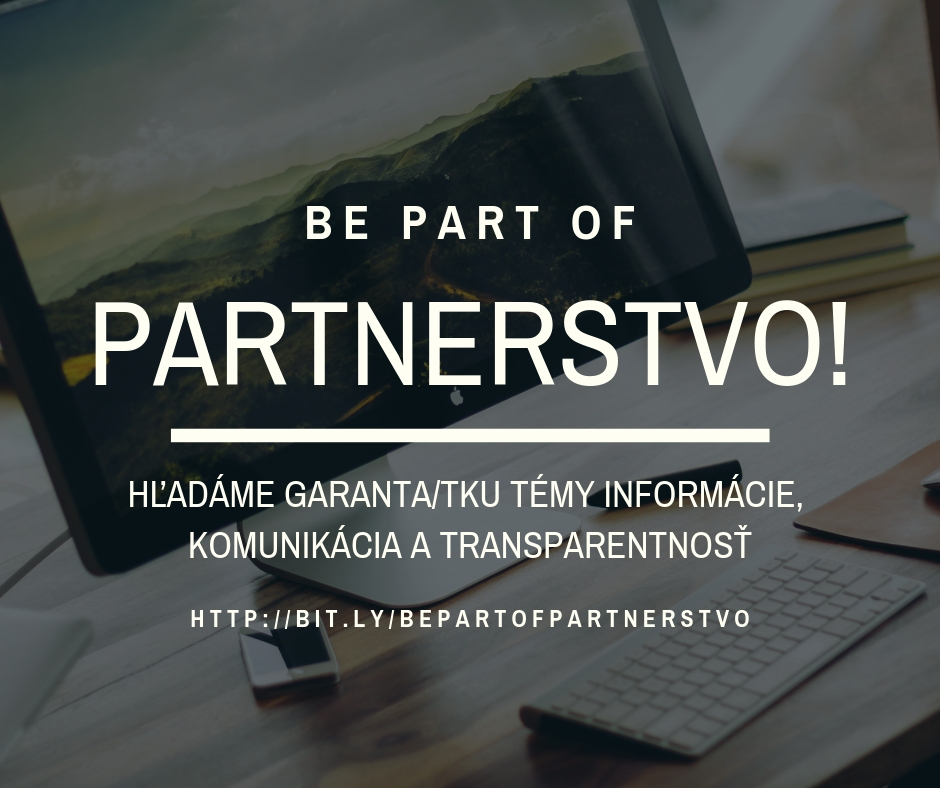 obrazok inzeratu projektu partnerstvo