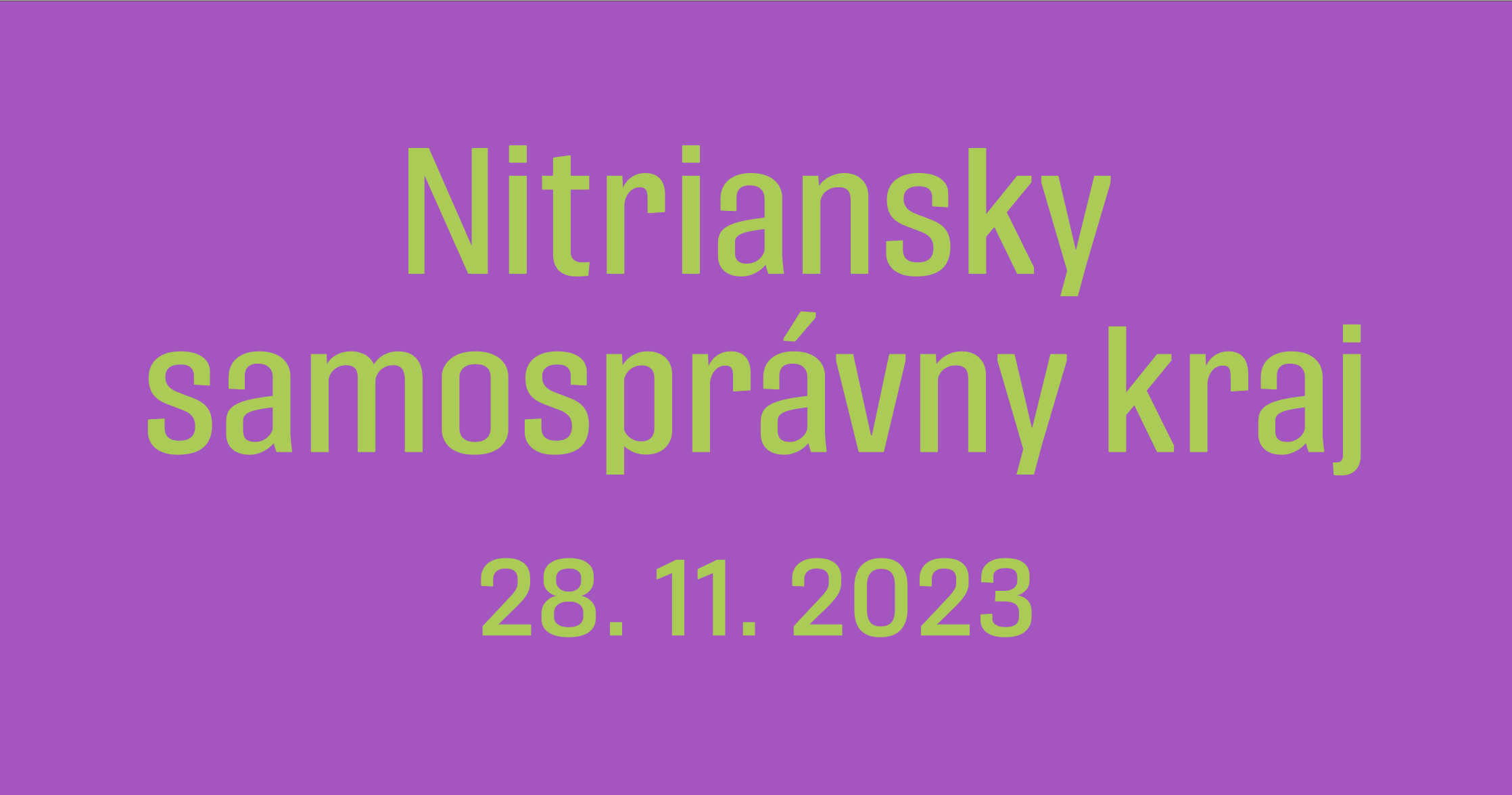 Konferencia Nitrianskeho samosp