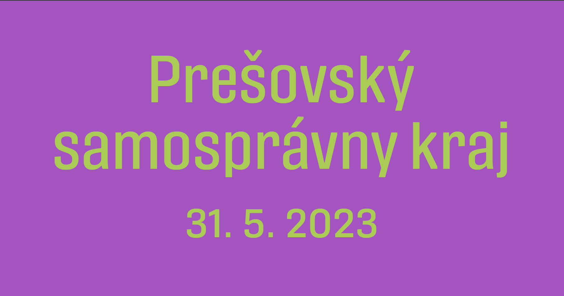 Konferencia Prešovského samosprávneho kraja (31.5.2023)