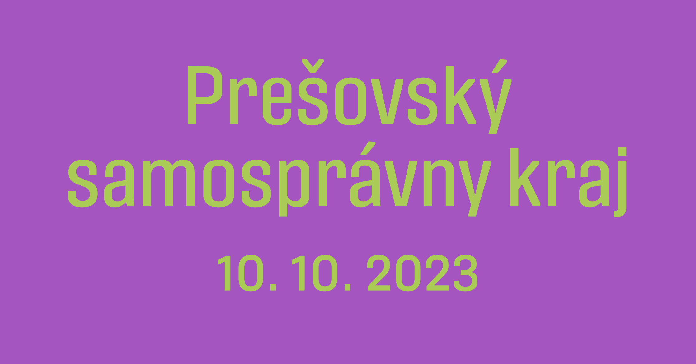 Konferencia Prešovského samosprávneho kraja (10.10.2023)
