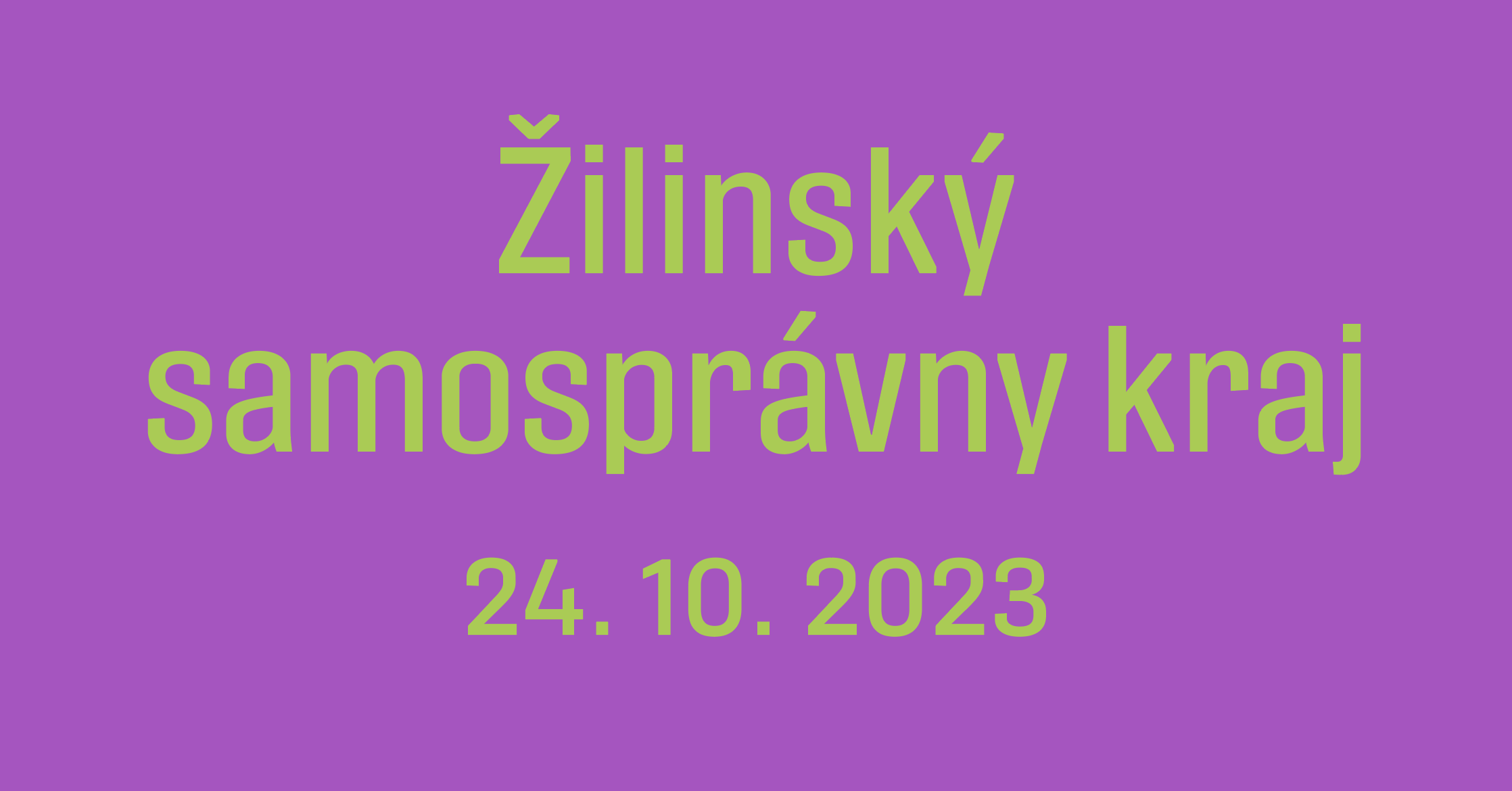 Konferencia Žilinského samosprávneho kraja (24.10.2023)