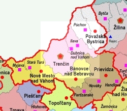 Mapka územného obvodu