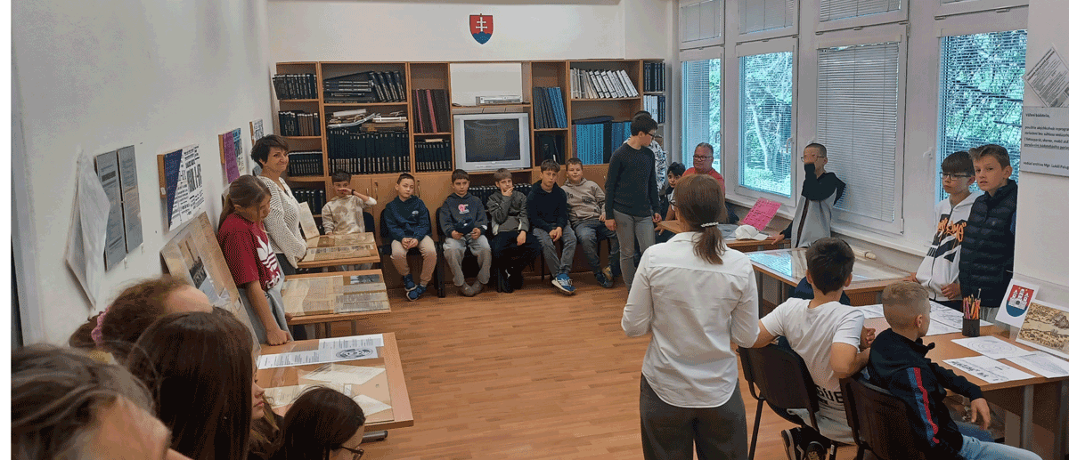 bádateľňa archívu pri návšteve 24. 4. 2026