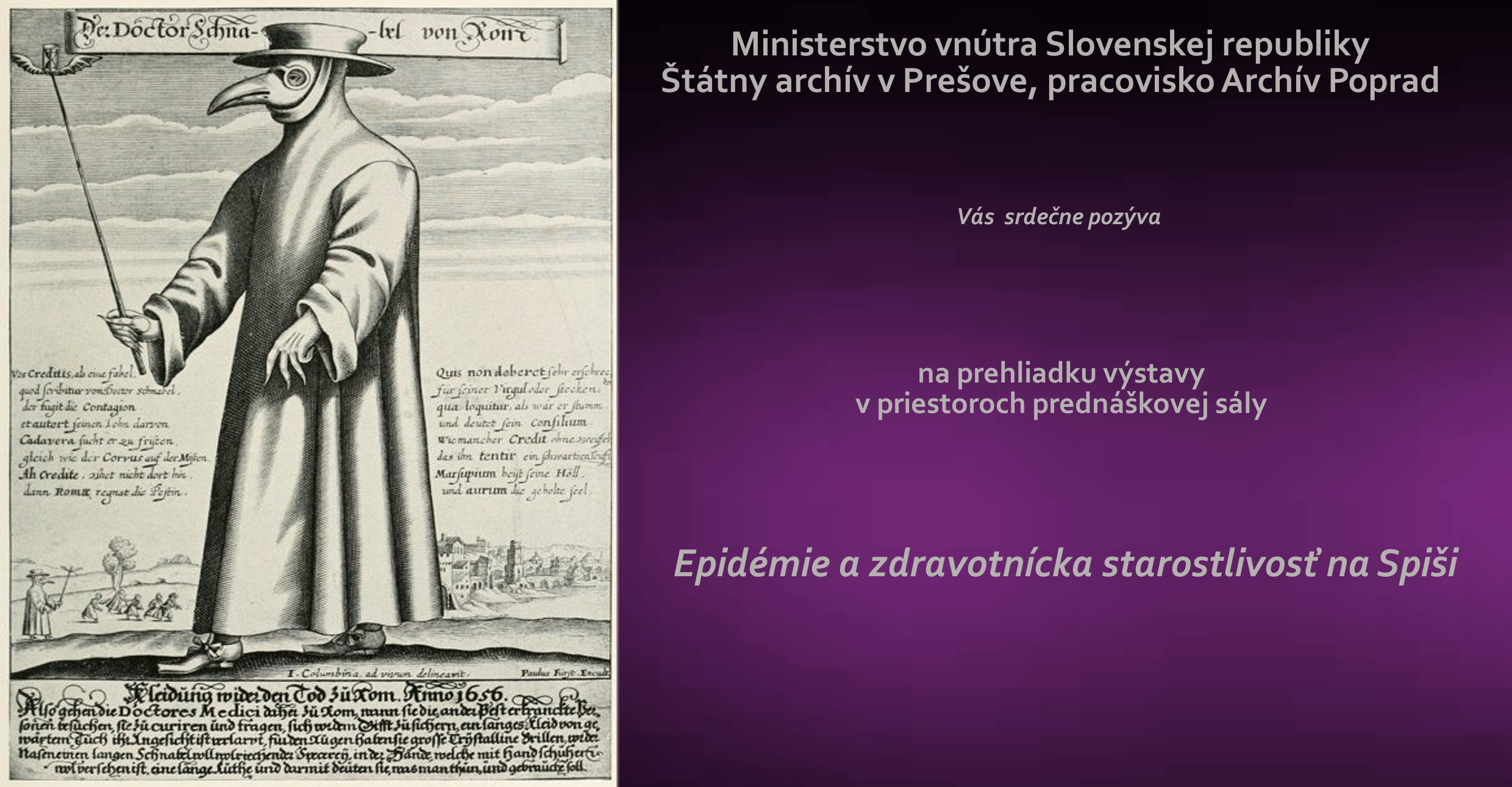 Epidémie pozvánka