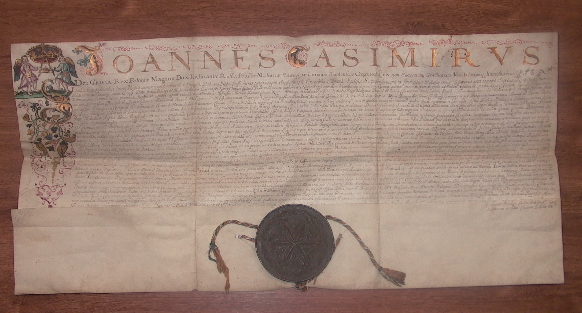 Listina z roku 1649